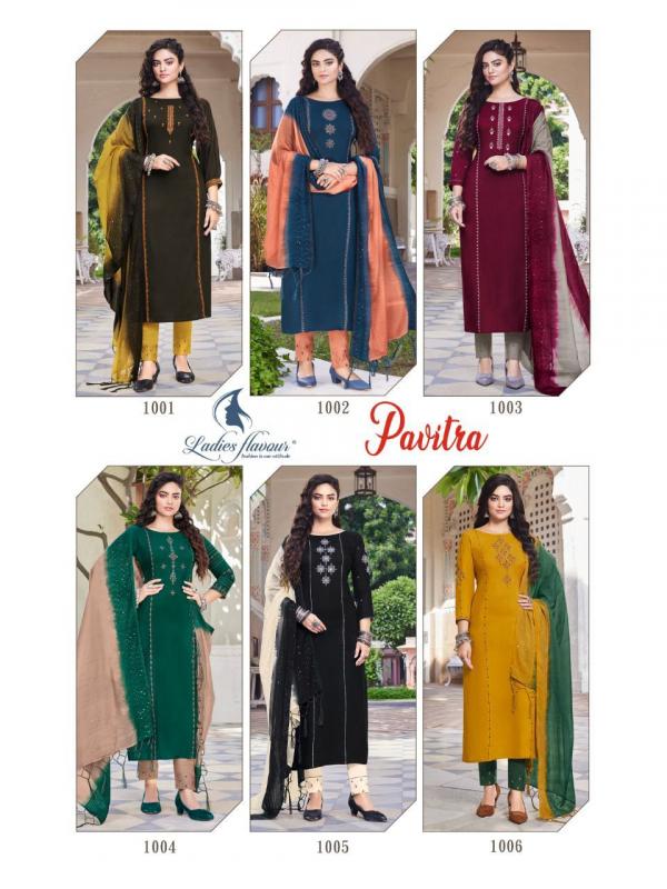 LF Pavitra Rayon Embroidery Readymade Salwar 